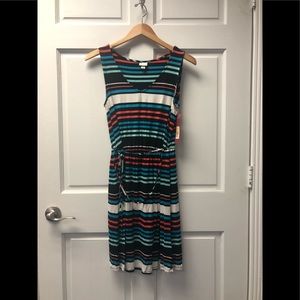 Merona striped mini dress